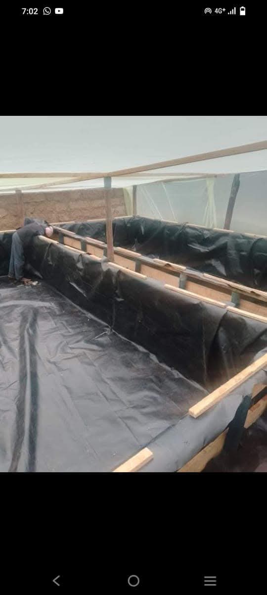 Greenhouse construction in Kenya